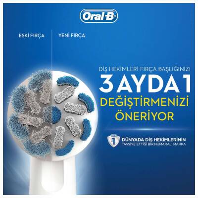 Oral-B Vitality D100 Box Beyaz Şarj Edilebilir Diş Fırçası Sensi Ultrathin - 7