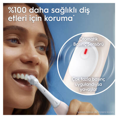 Oral-B iO 2 Sakin Pembe Şarjlı Diş Fırçası+1 Diş Fırçası Başlığı - 6