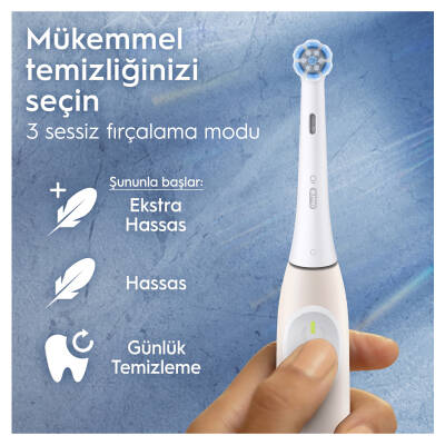 Oral-B iO 2 Sakin Pembe Şarjlı Diş Fırçası+1 Diş Fırçası Başlığı - 7