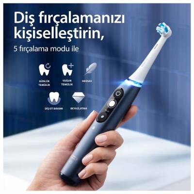 Oral-B İo 7 Şarjlı Diş Fırçası - Lacivert - 5