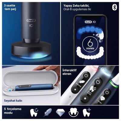 Oral-B İo 7 Şarjlı Diş Fırçası - Lacivert - 7