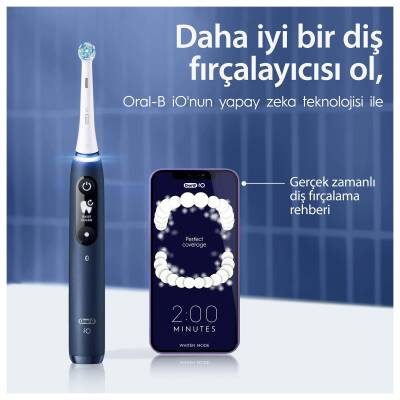 Oral-B İo 7 Şarjlı Diş Fırçası - Lacivert - 11