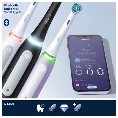 Oral-B İo4 Şarjlı Diş Fırçası Lavanta - 8