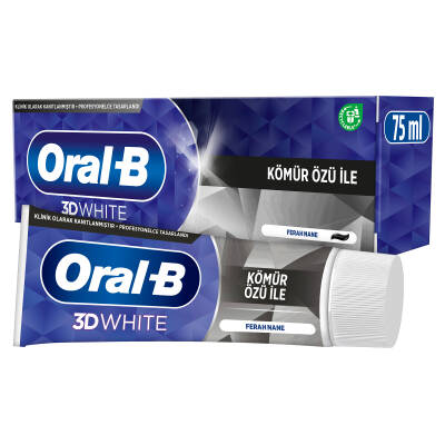 Oral B Macun 3D Whıte Charcoal 75Ml - 1