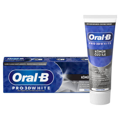 Oral B Macun 3D Whıte Charcoal 75Ml - 2