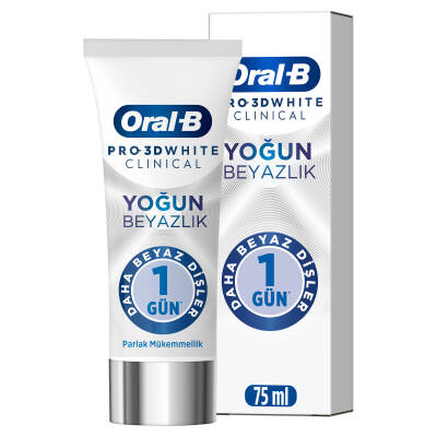 Oral B Macun 3D Whıte Clınıcal 75Ml - 1
