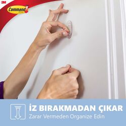Command™ 17091-Cee Orta Boy Şeffaf Askı - 4