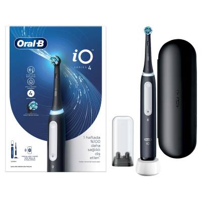 Oral-B Şarjlı/Elektrikli Diş Fırçası İo4 Siyah - 4