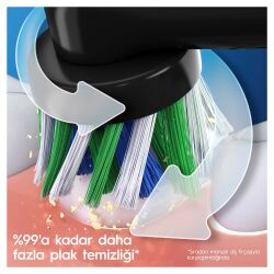 Oral-B Oral-B Vitality Pro Şarjlı Diş Fırçası Siyah Protect X Clean - 5
