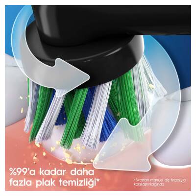 Oral-B Oral-B Vitality Pro Şarjlı Diş Fırçası Siyah Protect X Clean - 5