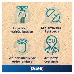 Oral-B Oral-B Vitality Pro Şarjlı Diş Fırçası Siyah Protect X Clean - 10