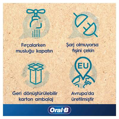 Oral-B Oral-B Vitality Pro Şarjlı Diş Fırçası Siyah Protect X Clean - 10