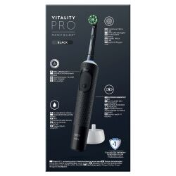 Oral-B Oral-B Vitality Pro Şarjlı Diş Fırçası Siyah Protect X Clean - 11