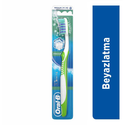 Oralb 3D Whıte 1+1 Diş Fırçası Advantage Medıum 2Ct - 1