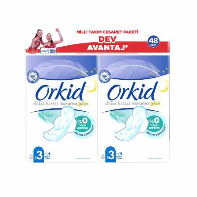 Orkid Ekstra Hassas Cesaret Paketi Gece 48Li Yeni - 2