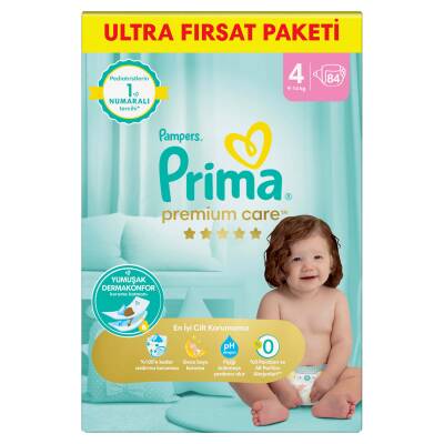 Prima Bebek Bezi Premium Care 4 Numara 84 Adet Ultra Fırsat Paketi - 3
