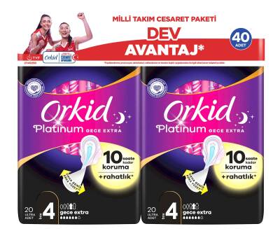Orkid Platinum Cesaret Paketi Gece Ekstra 40Li Yeni - 2