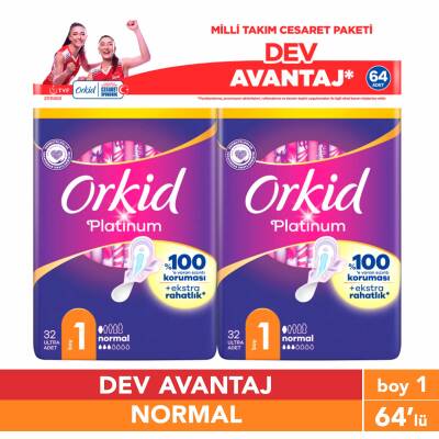 Orkid Platınum Cesaret Paketı Normal 64Lu Yenı - 1