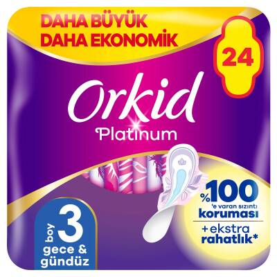 Orkid Platinum Dörtlü Paket Gece 24 adet - 1