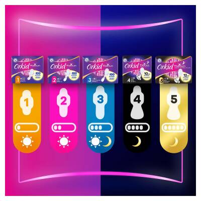 Orkid Platinum Dörtlü Paket Gece 24 adet - 7
