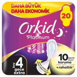Orkid Platinum Dörtlü Paket Gece Ekstra 20 Adet - 1