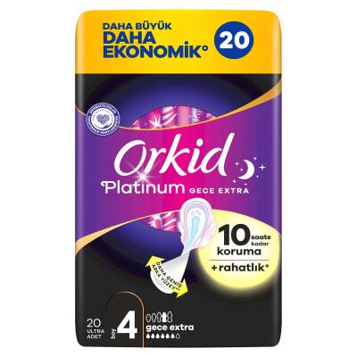 Orkid Platinum Dörtlü Paket Gece Ekstra 20 Adet - 2