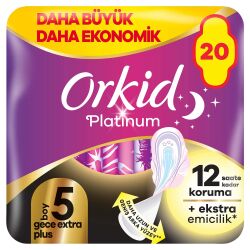 Orkid Platinum Dörtlü Paket Gece Ekstra Plus 20 Adet - 1