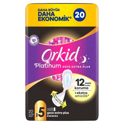 Orkid Platinum Dörtlü Paket Gece Ekstra Plus 20 Adet - 2