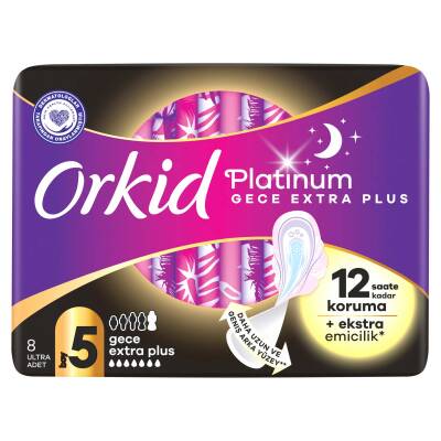 Orkid Platinum Eko Paket Gece Ekstra Plus 8 Adet - 2