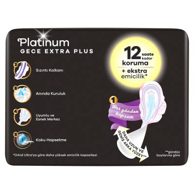 Orkid Platinum Eko Paket Gece Ekstra Plus 8 Adet - 9