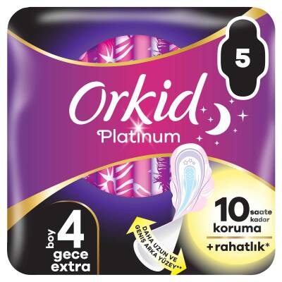Orkid Platinum Tekli Paket Gece Ekstra 5 Adet - 1