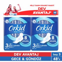 Orkid Ultra Ekstra Cesaret Paketı Gece 48Lı Yenı - 1