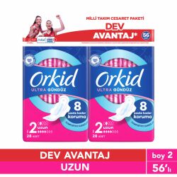 Orkid Ultra Ekstra Cesaret Paketı Uzun 56Lı Yenı - 1