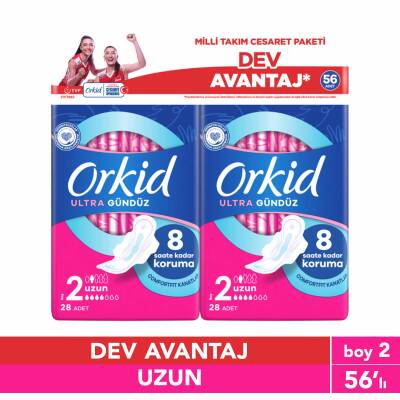 Orkid Ultra Ekstra Cesaret Paketı Uzun 56Lı Yenı - 1