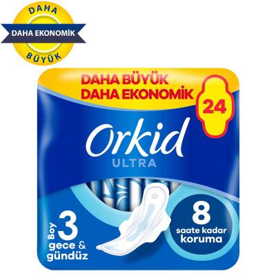 Orkid Ultra Ekstra Dörtlü Paket Gece 24 Adet - 1