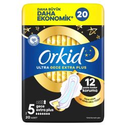 Orkid Ultra Ekstra Dörtlü Paket Gece Ekstra Plus 20 Adet - 2