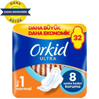Orkid Ultra Ekstra Dörtlü Paket Normal 32 Adet - 1