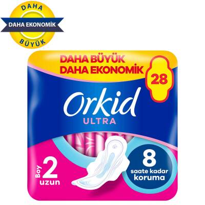 Orkid Ultra Ekstra Dörtlü Paket Uzun 28 Adet - 1