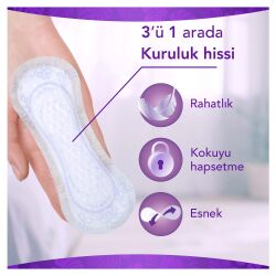 Orkid Yaprak Günlük Ped Bahar Çiçekleri Tekli Paket 20 Ped - 8