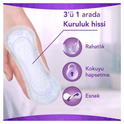 Orkid Yaprak Günlük Ped Bahar Çiçekleri Tekli Paket 20 Ped - 8