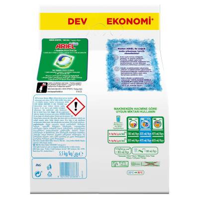 Ariel Oxı 5,5 Kg Renklilere Özel Hızlı Çözünme Toz Çamaşır Deterjanı - 6