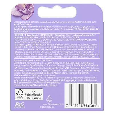 Venus Comfort Glide Breeze 4 Adet Yedek Başlık - 22