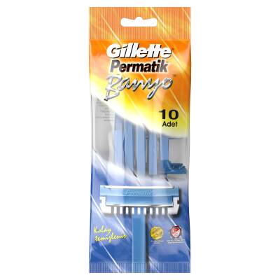 Gillette Permatik Banyo Kullan At Tıraş Bıçağı 10 Adet - 2