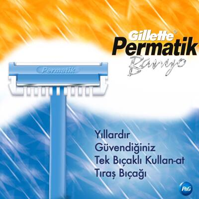 Gillette Permatik Banyo Kullan At Tıraş Bıçağı 10 Adet - 4