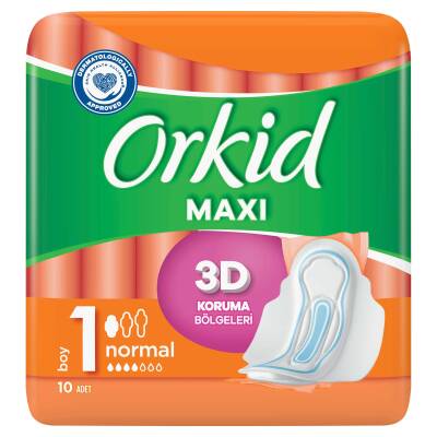 Orkid Maxi Hijyenik Ped Normal 10 Adet Tekli Paket - 2
