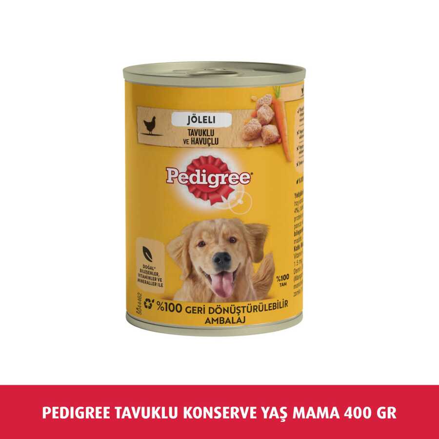 Pedigree Tavuklu Konserve Yaş Mama 400 G