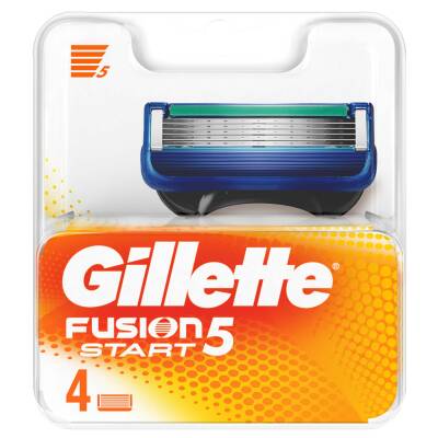 Gillette Fusion Start 4 Adet Yedek Bıçak - 3