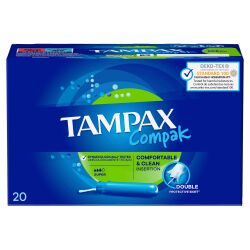 Tampax Compak Super Tampon Aplikatörlü 20 Adet - 2