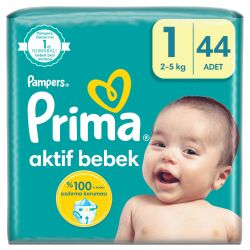 Prima Bebek Bezi Aktif Bebek 1 Beden 44 Adet Standart Paket - 2