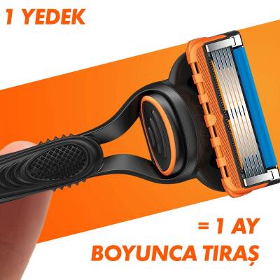 Gillette Fusion Tıraş Makinesi + Yedek Tıraş Bıçak - 5